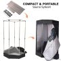 Portable steam sauna room(Pentagon)-Black