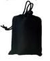 Portable three-in-one rain jacket blanket 140*200cm - black