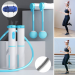 Professional fitness skipping ropes - white/blue
