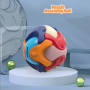 Puzzle assembly ball - round