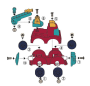 Puzzle disassembly car BY2026-D