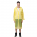 Raincoat for adult with button 75g--yellow