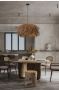 Rattanowa lampa wisząca Wabi Sabi – śr. 60 cm (naturalny kolor)