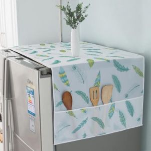 Refrigerator Cover - Leaf Design