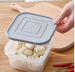 Refrigerator storage box water drain rack - grey