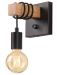 Retro wooden wall sconces(without bulb)