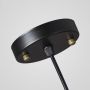 Retro wrought iron pendant lamp- Black(without bulb)