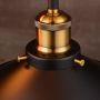 Retro wrought iron pendant lamp- Black(without bulb)