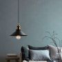 Retro wrought iron pendant lamp- Black(without bulb)