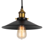 Retro wrought iron pendant lamp- Black(without bulb)