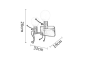 Retro wrought minimalist little iron man wall lamp- Double white type(without bulb)