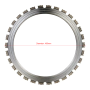 Ring blade for cutting machine-Dia. 400mm
