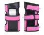 Roller Skating Protector / Children's Helmet Set (36-58kg) 7pcs/set - Black-Pink size:M