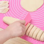 Rolling pad with scale baking (40cmx30cm) / Pink Color