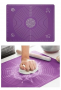 Rolling pad with scale baking (40cmx30cm) / Purple Color