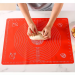 Rolling pad with scale baking (50cmx40cm) / Red