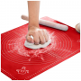 Rolling pad with scale baking (50cmx40cm) / Red