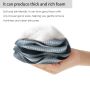Rose bath mesh ball - dark blue