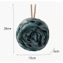 Rose bath mesh ball - dark blue