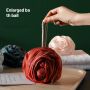Rose bath mesh ball - Red