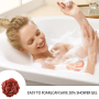 Rose bath mesh ball - Red