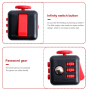 Rubik's Cube Gyro - Black, Red