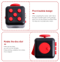 Rubik's Cube Gyro - Black, Red