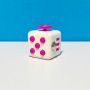 Rubik's Cube Gyro - White, Pink