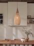Rustic rattan pendant light-D35cm Natural color(Without bulb)