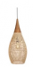 Rustykalna rattanowa lampa wisząca - 35 cm (naturalny kolor)