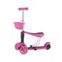 Scooter with Seat (Three Wheels) - Pink