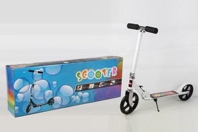 Scooter With Two Wheels - White/Black