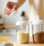 Seasoning jar - white