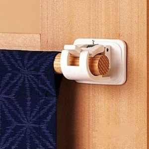 Self-Adhesive Curtain Rod Bracket Drapery Hook Holders