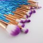 Set of makeup brushes 20 pcs - version 5