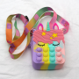 Shoulder bag- multicolor / unicorn ( type 10)
