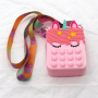 Shoulder bag- pink / unicorn ( type 8)