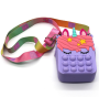 Shoulder bag- purple / unicorn ( type 12)