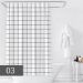 Shower Curtain (180 Width, 200 Height) - Square Design