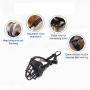 Silicone dog muzzle size 4 - black