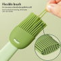 Silicone Oil Brush - Green (Brush)