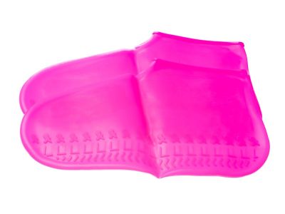 Silicone Shoes Cover / Type 3 / Size L / Dark Pink