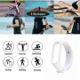Silikonowy pasek opaska do Xiaomi Mi Band 3/ Xiaomi Mi Band 4 - biały