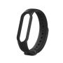 Silikonowy pasek opaska do Xiaomi Mi Band 3/ Xiaomi Mi Band 4 - czarny