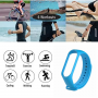 Silikonowy pasek opaska do Xiaomi Mi Band 3/ Xiaomi Mi Band 4 - jasno niebieski