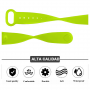 Silikonowy pasek opaska do Xiaomi Mi Band 3/ Xiaomi Mi Band 4 - limonkowy