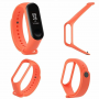 Silikonowy pasek opaska do Xiaomi Mi Band 3/ Xiaomi Mi Band 4 - pomarańczowy