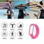 Silikonowy pasek opaska do Xiaomi Mi Band 3/ Xiaomi Mi Band 4 - różowy