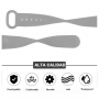 Silikonowy pasek opaska do Xiaomi Mi Band 3/ Xiaomi Mi Band 4 - szary