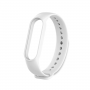 Silikonowy pasek opaska do Xiaomi Mi Band 5/ Xiaomi Mi Band 6 - biały